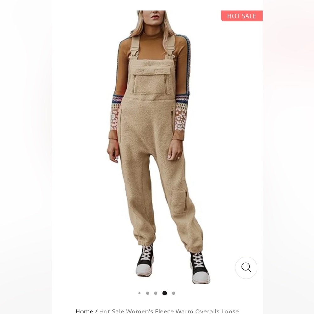 BRAND NEW Sherpa Overalls Khaki